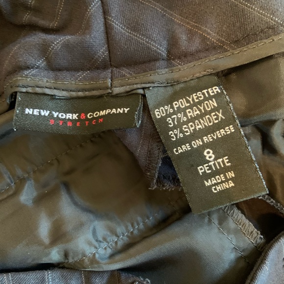 Dark blue pinstripe NY&Co pant suit - Picture 5 of 5